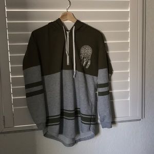 Cute green and gray Daydreamer hoodie from rue 21